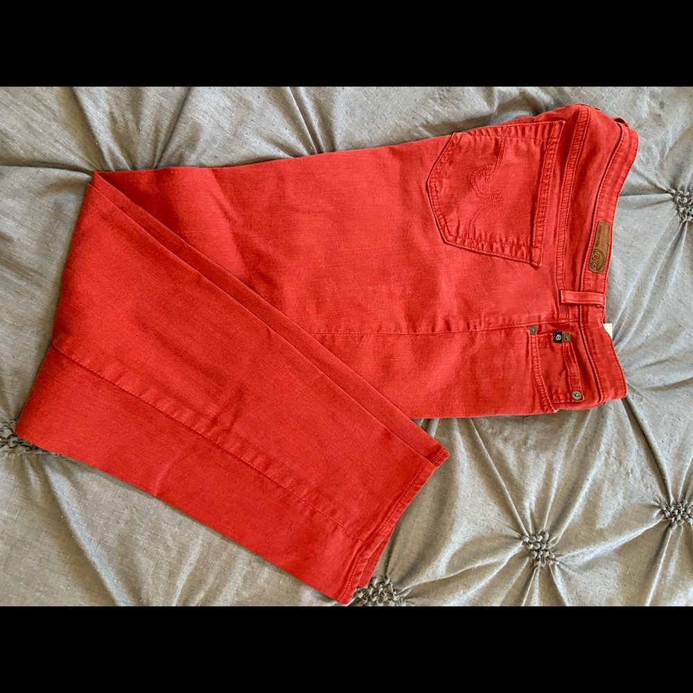 Rusty red AG jeans